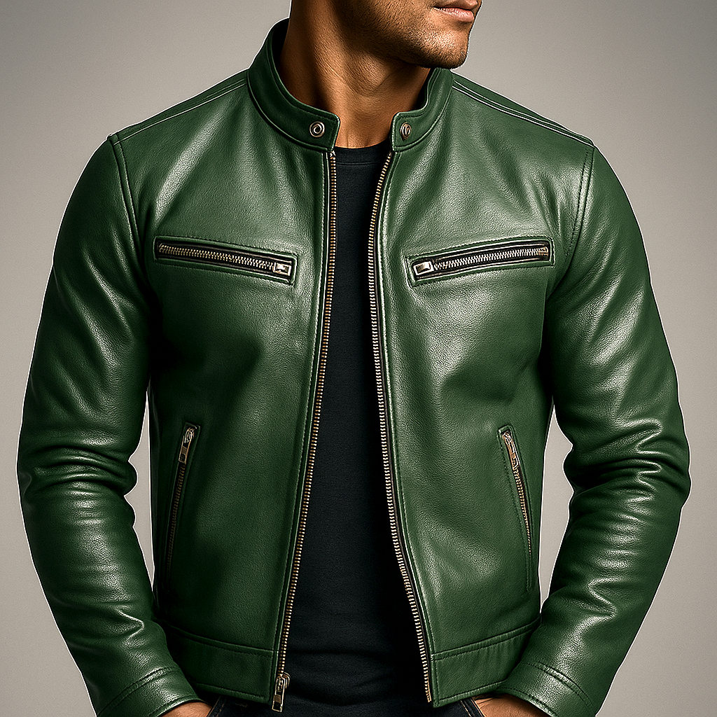 Guillermo | Chaqueta de Cuero Vintage