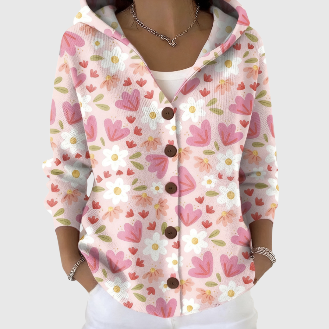 Josefa | Chaqueta de Punto con Capucha
