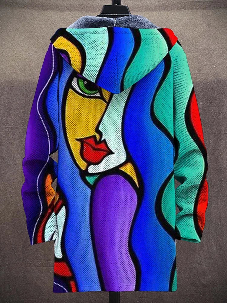 Rosa Paz | Chaqueta de Punto de Lujo de Inspiración Artística