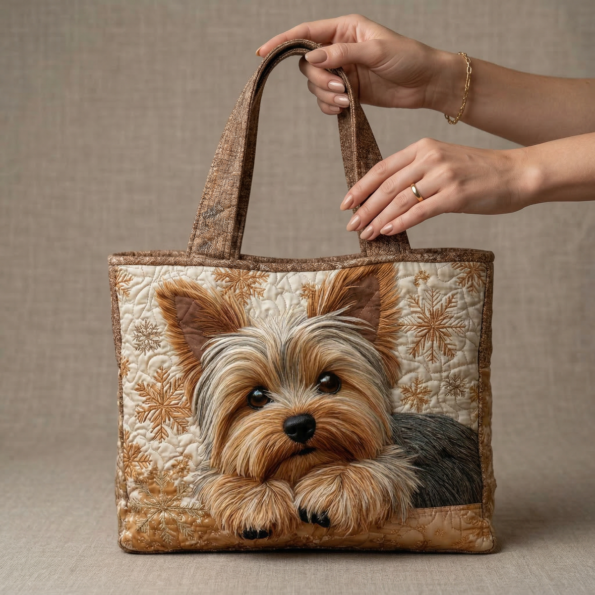Abril | Bolso Artesanal Yorkshire Adorable