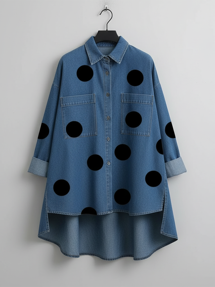 Elena Sofía | Sobrecamisa de Lunares