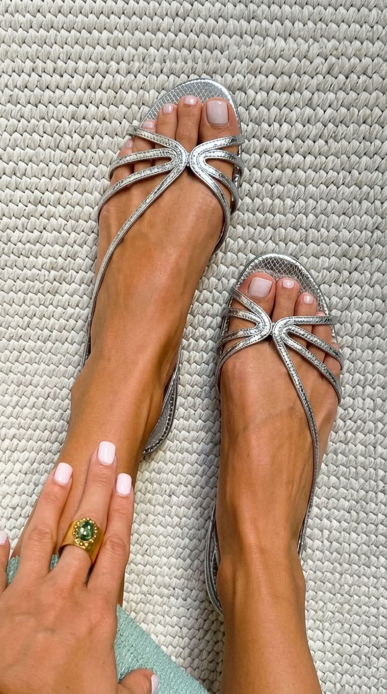 Camila | Sandalias Doradas, Elegancia Estival