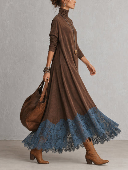 María Sagrario | Vestido Efecto Ante