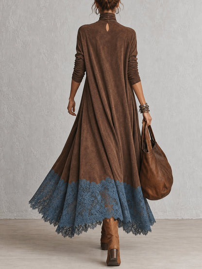 María Sagrario | Vestido Efecto Ante