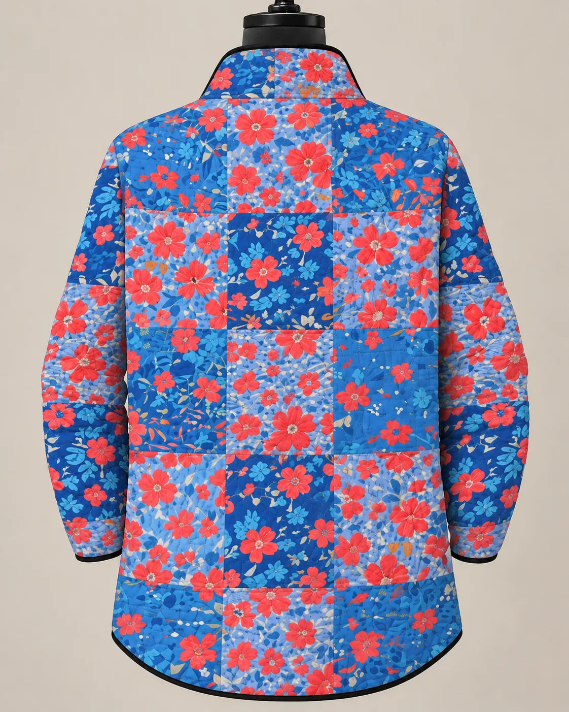 Ana Laura | Chaqueta Acolchada Floral Patchwork