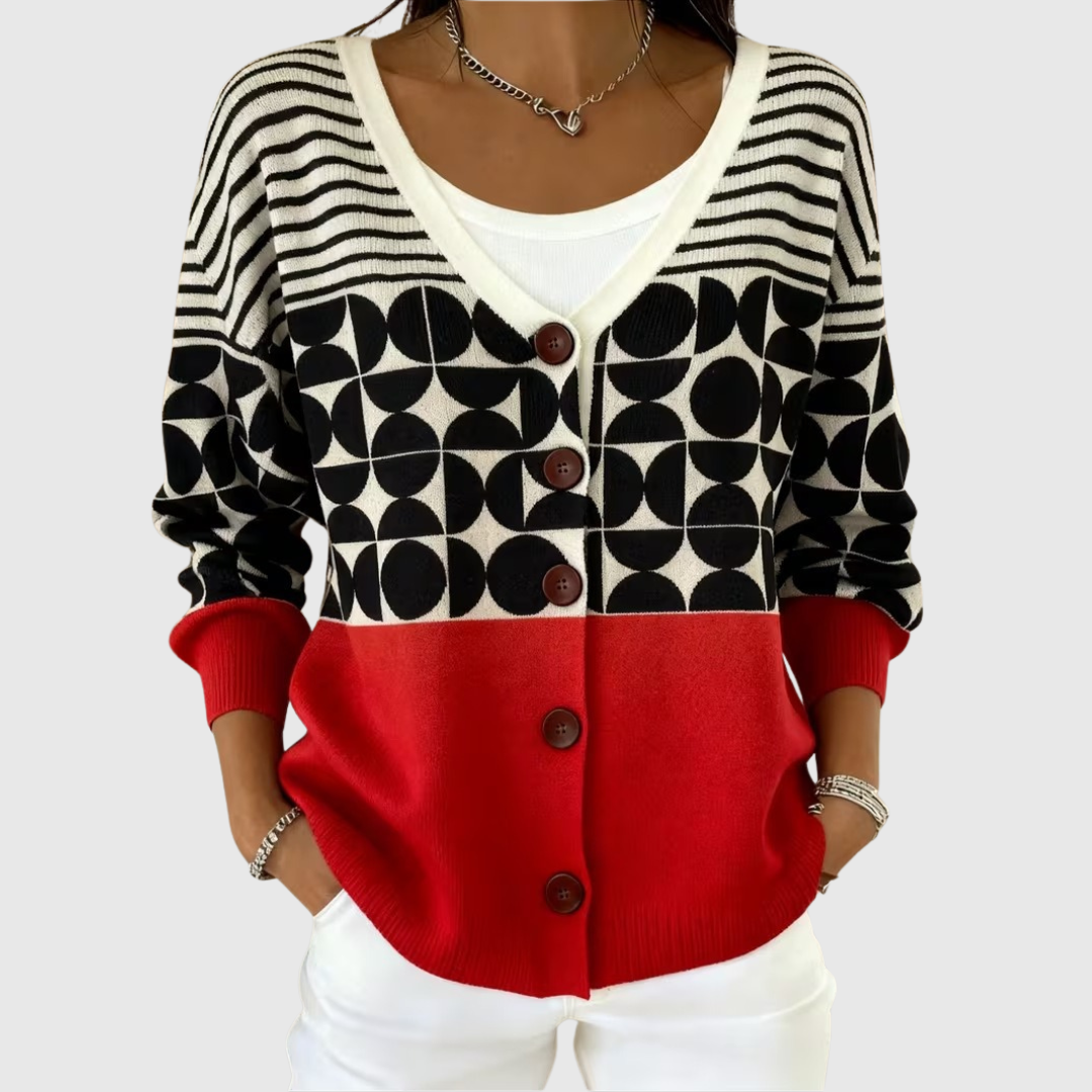 Mari Tere | Chaqueta de Punto con Botones