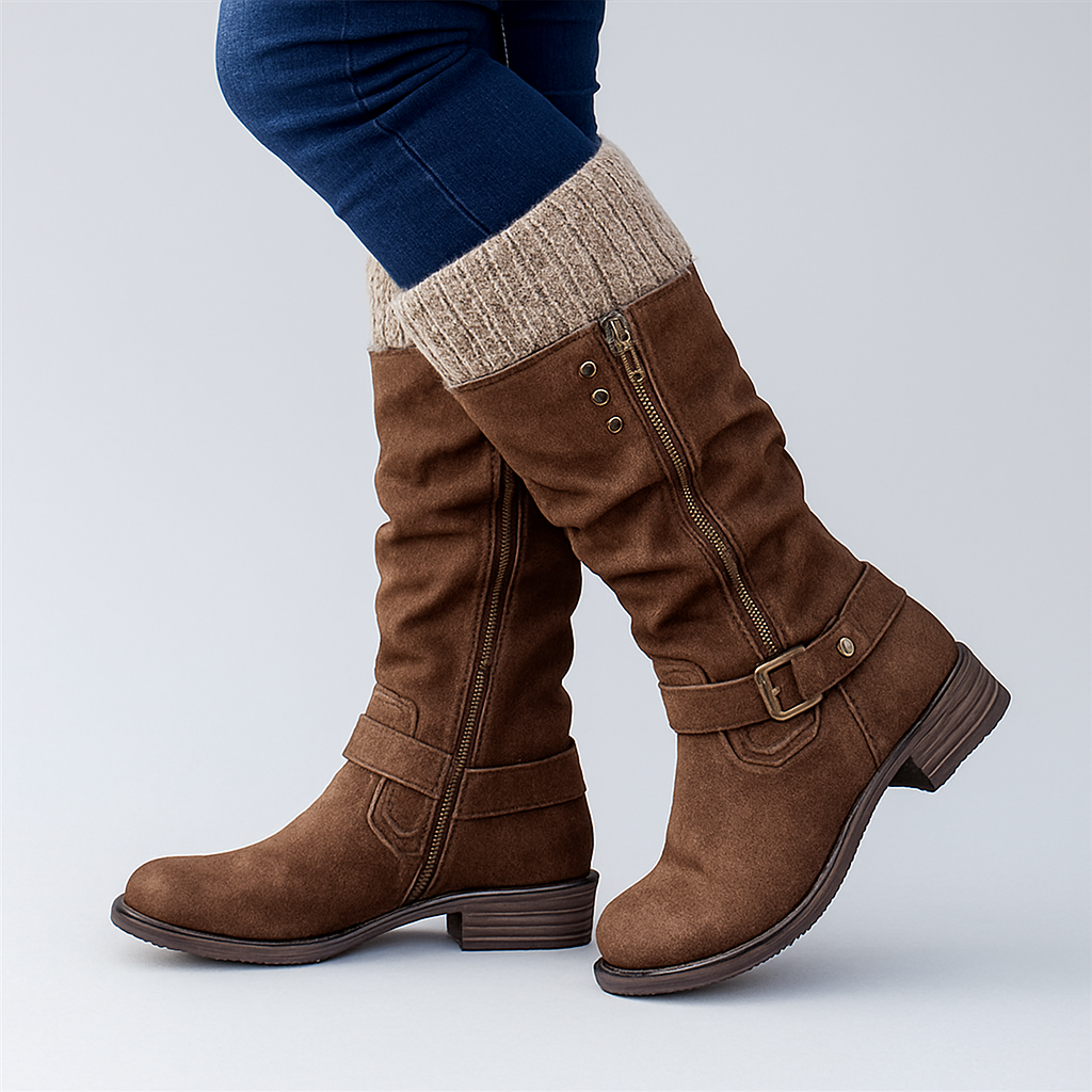 María Sandra | Botas Elegantes con Hebilla