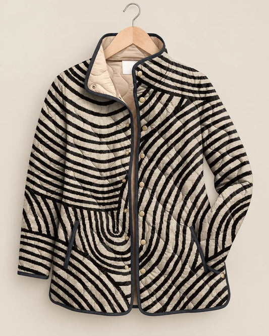 Alba | Chaqueta Acolchada Espiral Moderna