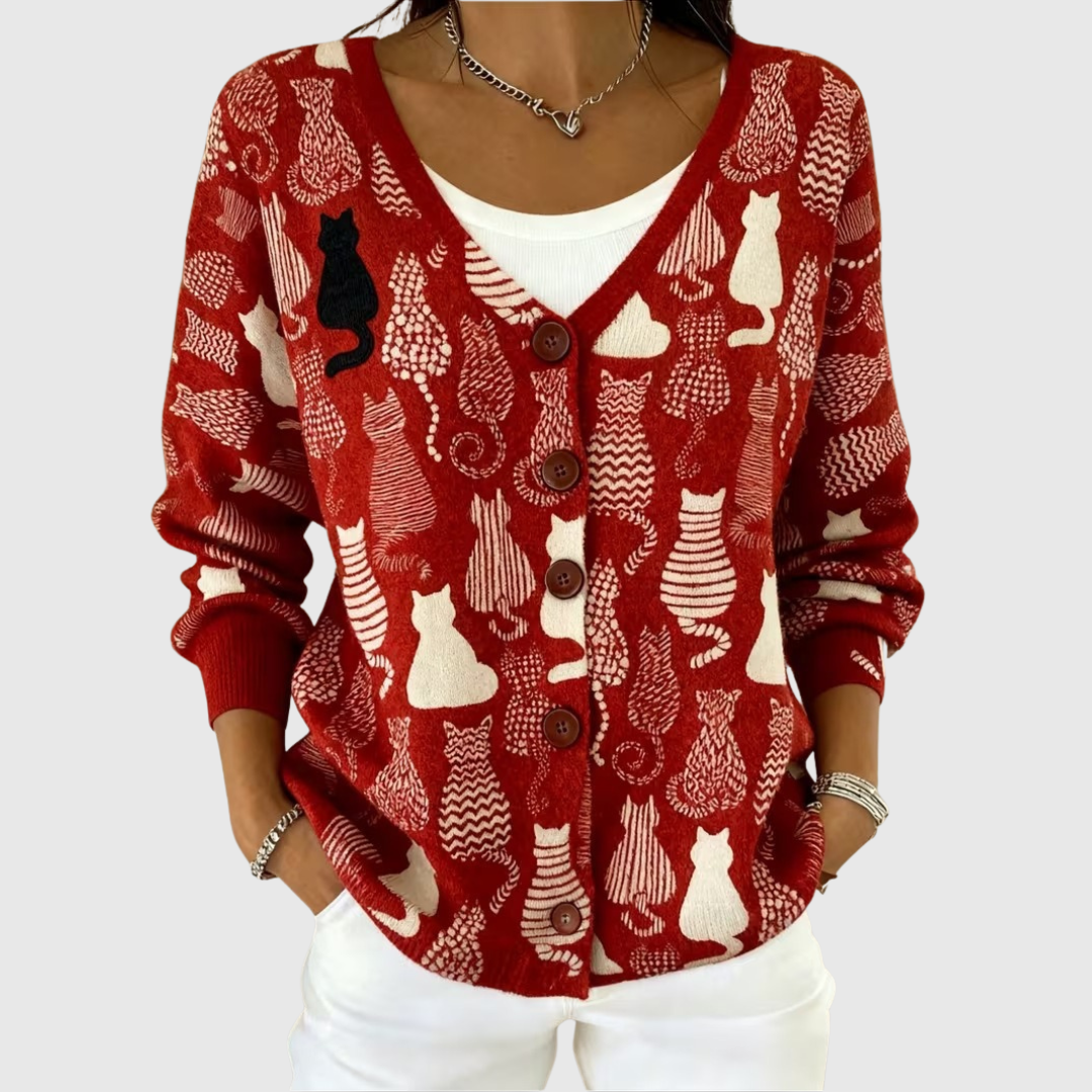 María Nieves | Chaqueta de Punto con Botones