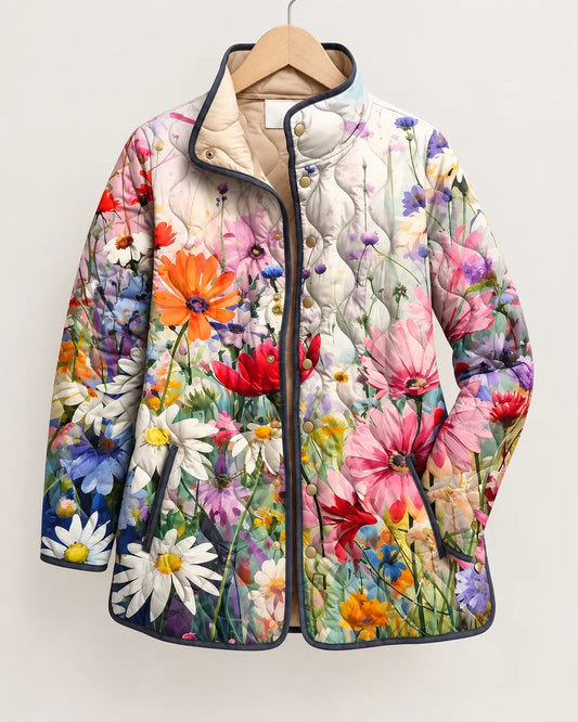 Diana | Chaqueta Acolchada Jardín Silvestre