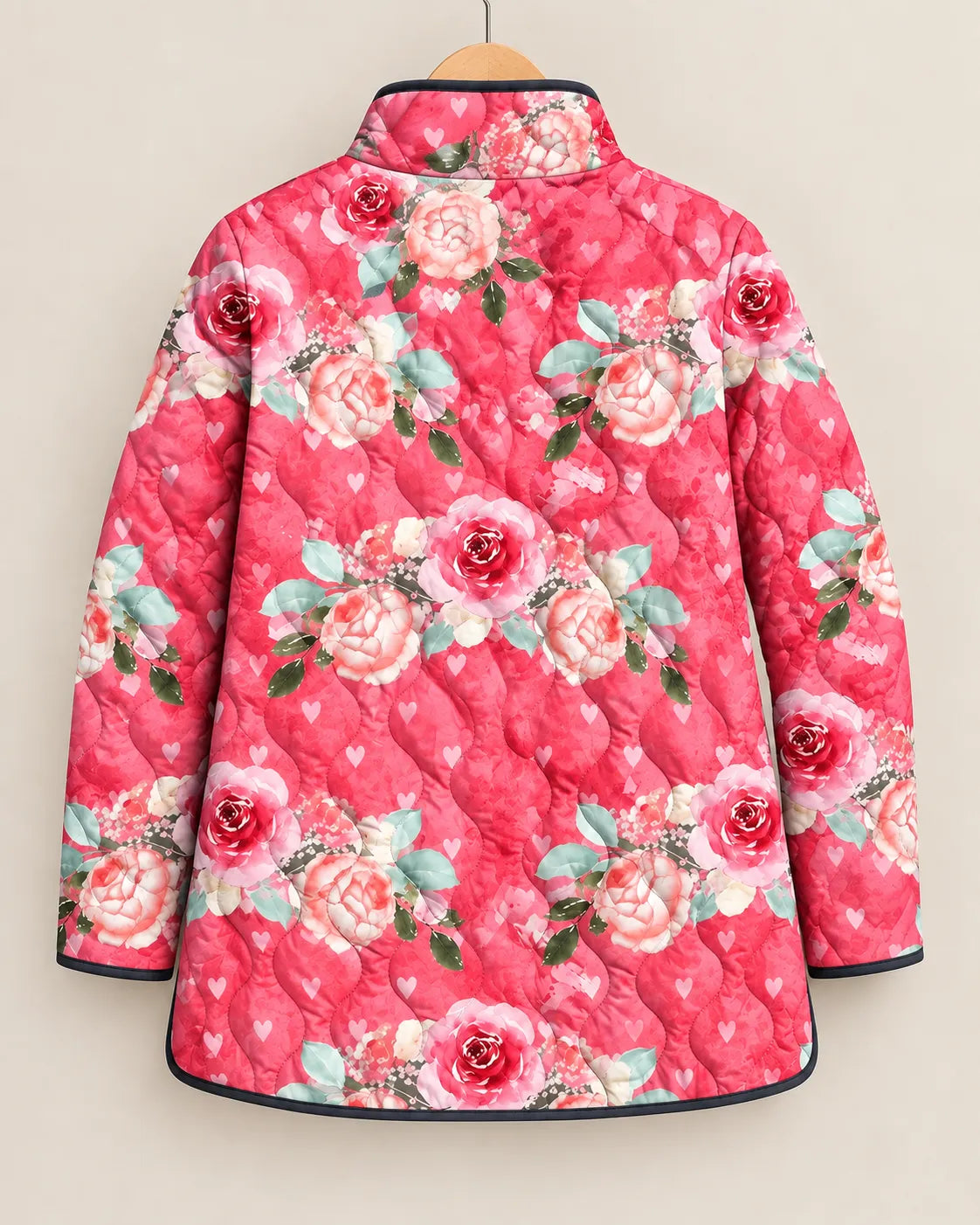 Lidia | Chaqueta Acolchada de Rosas