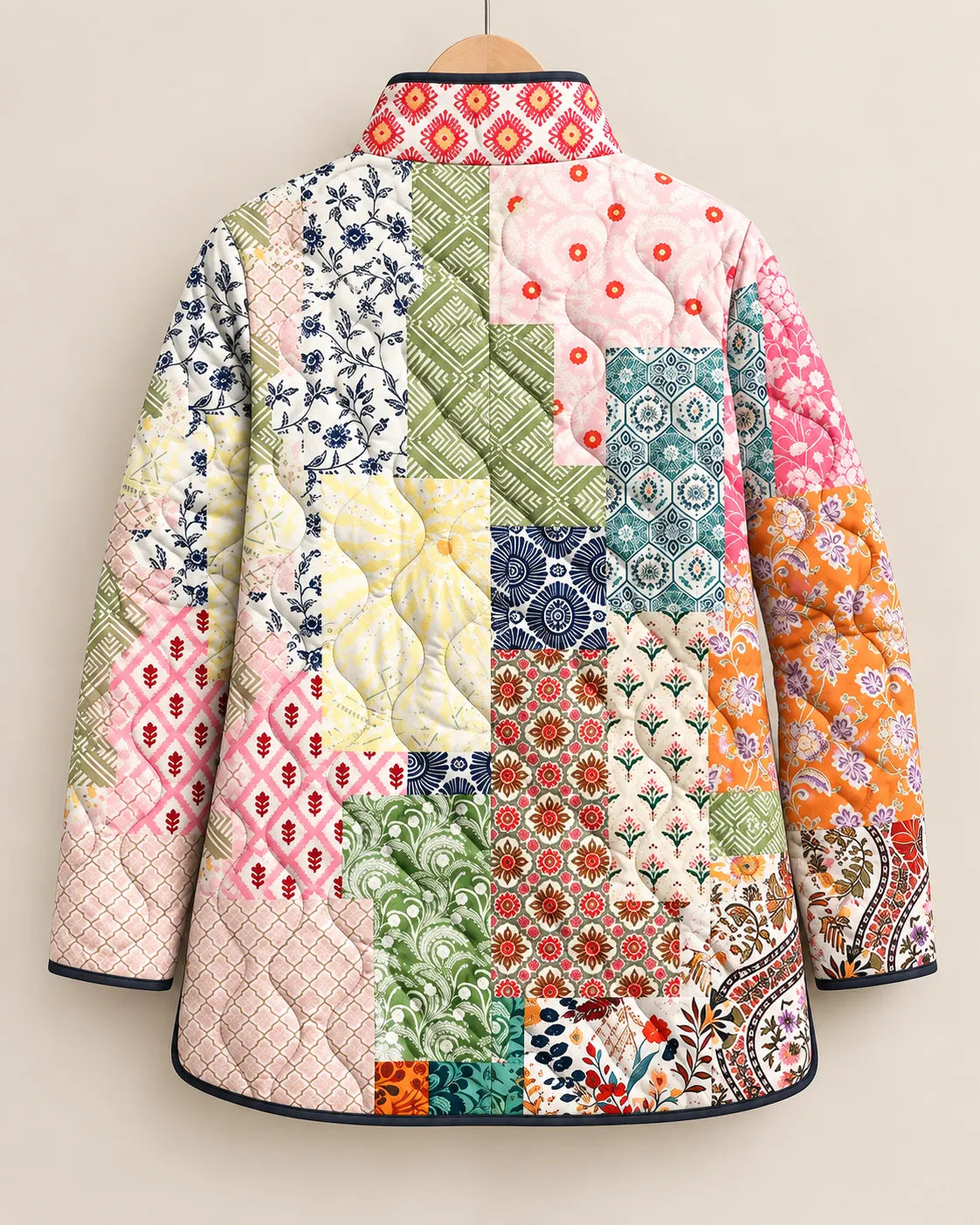 Sara | Chaqueta Acolchada Patchwork