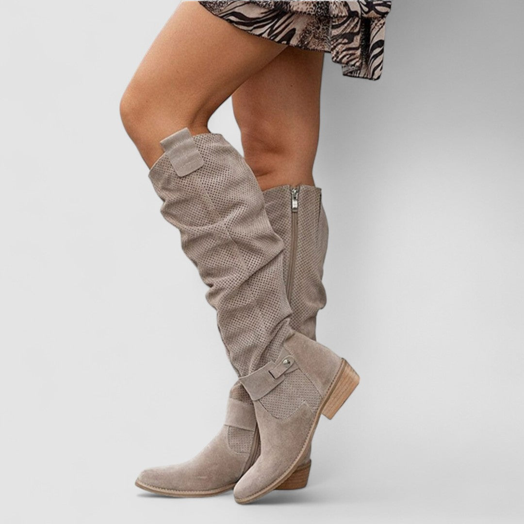 Verónica | Botas Altas Camperas de Caña Caída