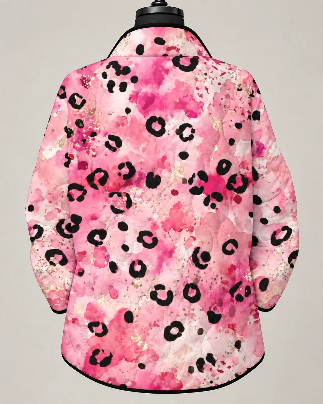 Marta Isabel | Chaqueta Acolchada Leopardo Acuarela