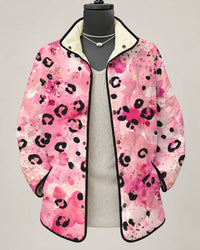 Marta Isabel | Chaqueta Acolchada Leopardo Acuarela