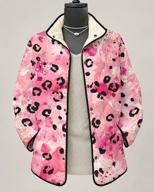 Marta Isabel | Chaqueta Acolchada Leopardo Acuarela