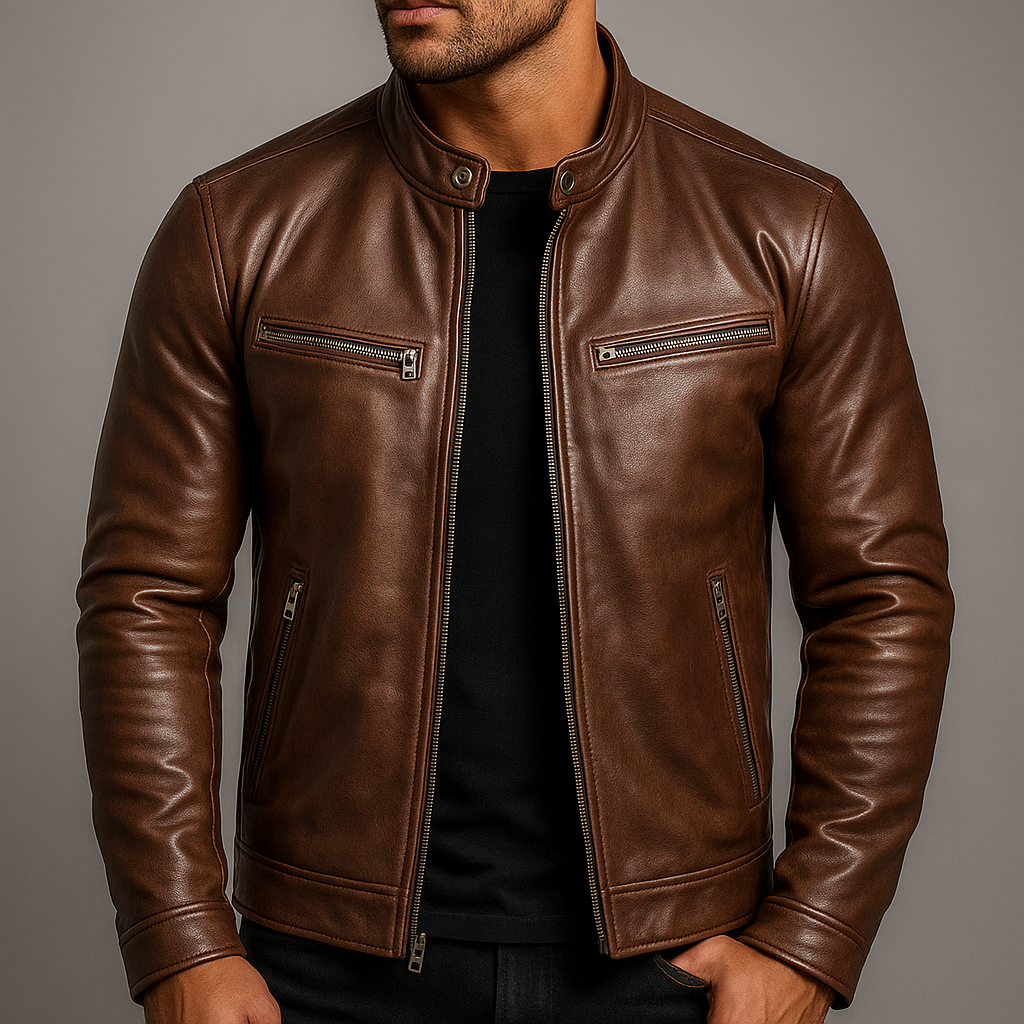 Guillermo | Chaqueta de Cuero Vintage