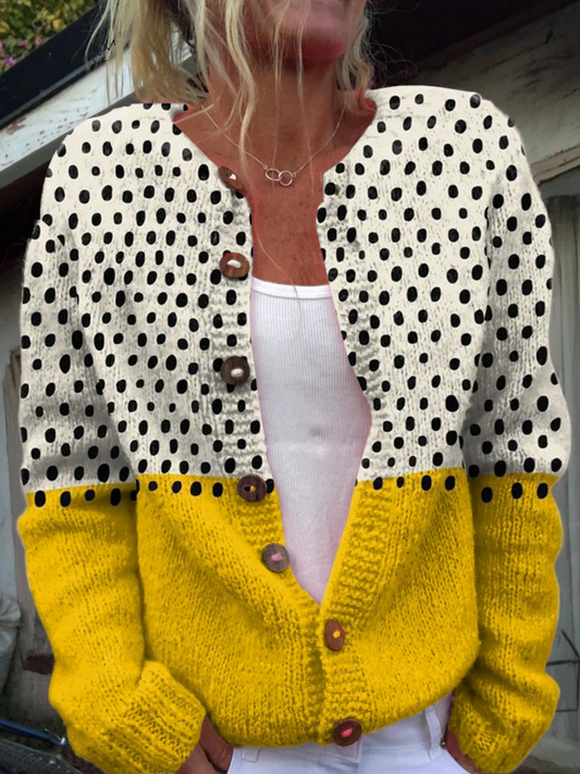 Mari Puri | Chaqueta de Punto Vintage