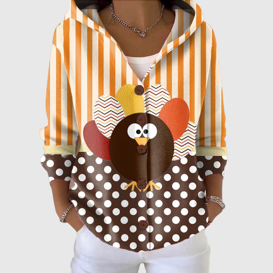 Ana Luisa | Chaqueta de Punto con Capucha