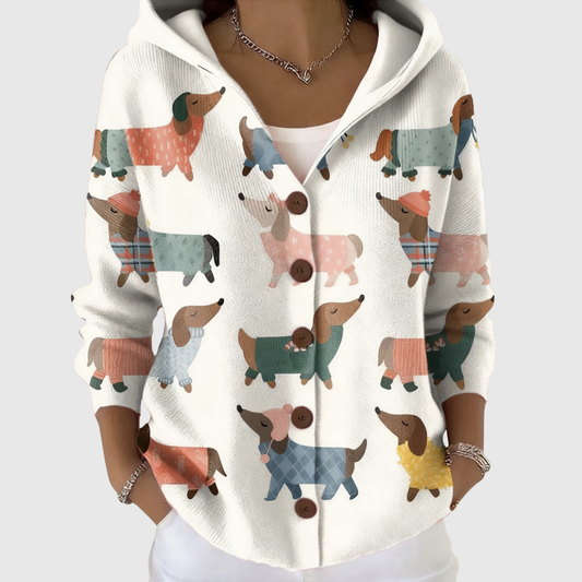 Choni | Chaqueta de Punto con Capucha