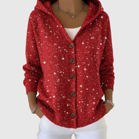 Mari Trini | Chaqueta de Punto con Capucha