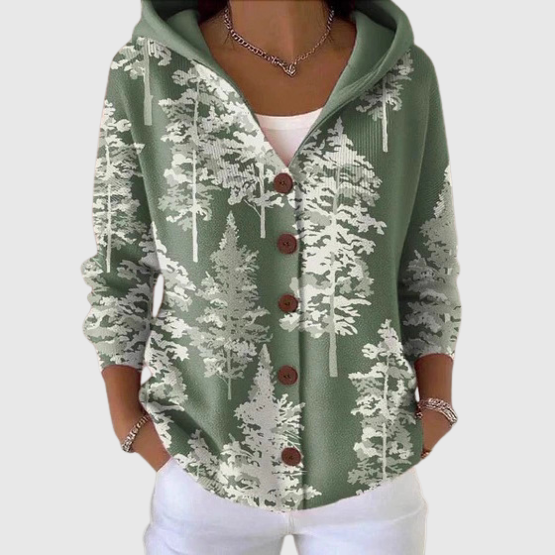 Ana Rosa | Chaqueta de Punto con Capucha