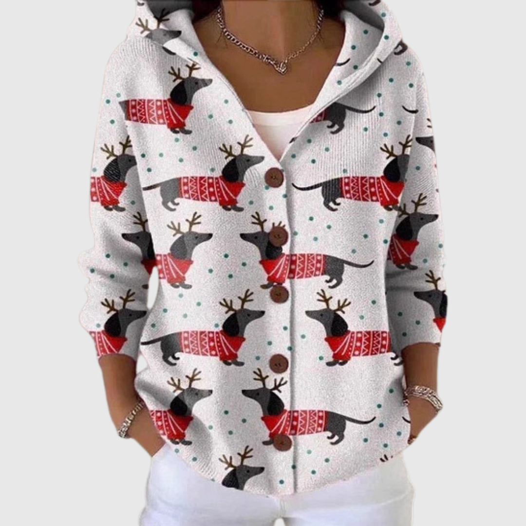 Ana Teresa | Chaqueta de Punto con Capucha
