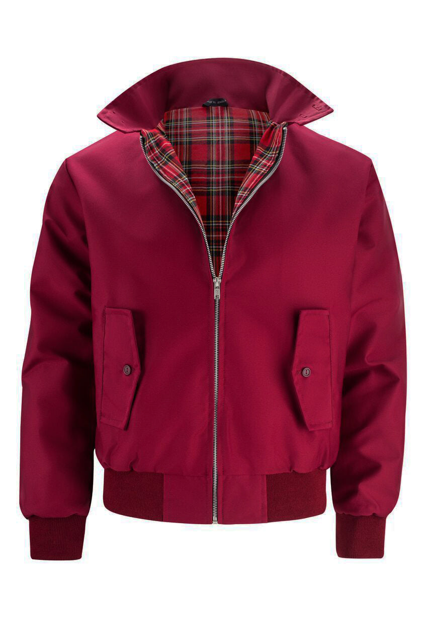 Hernán | Chaqueta Harrington con Forro Tartán