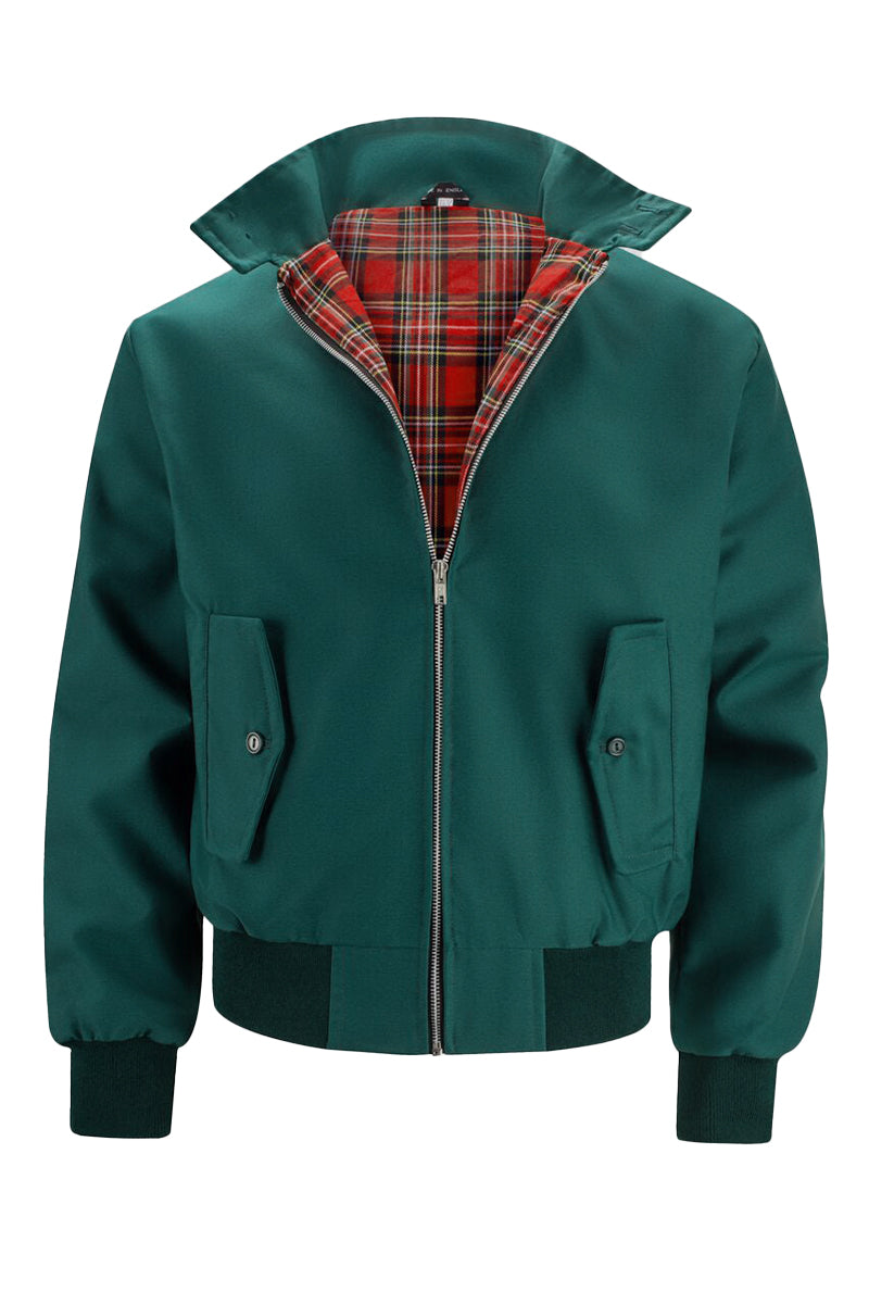 Hernán | Chaqueta Harrington con Forro Tartán