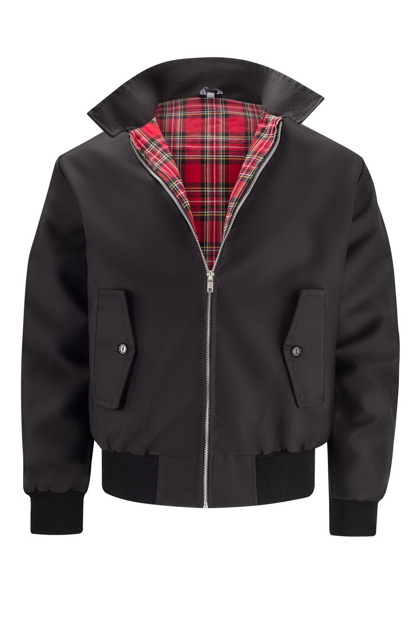 Hernán | Chaqueta Harrington con Forro Tartán