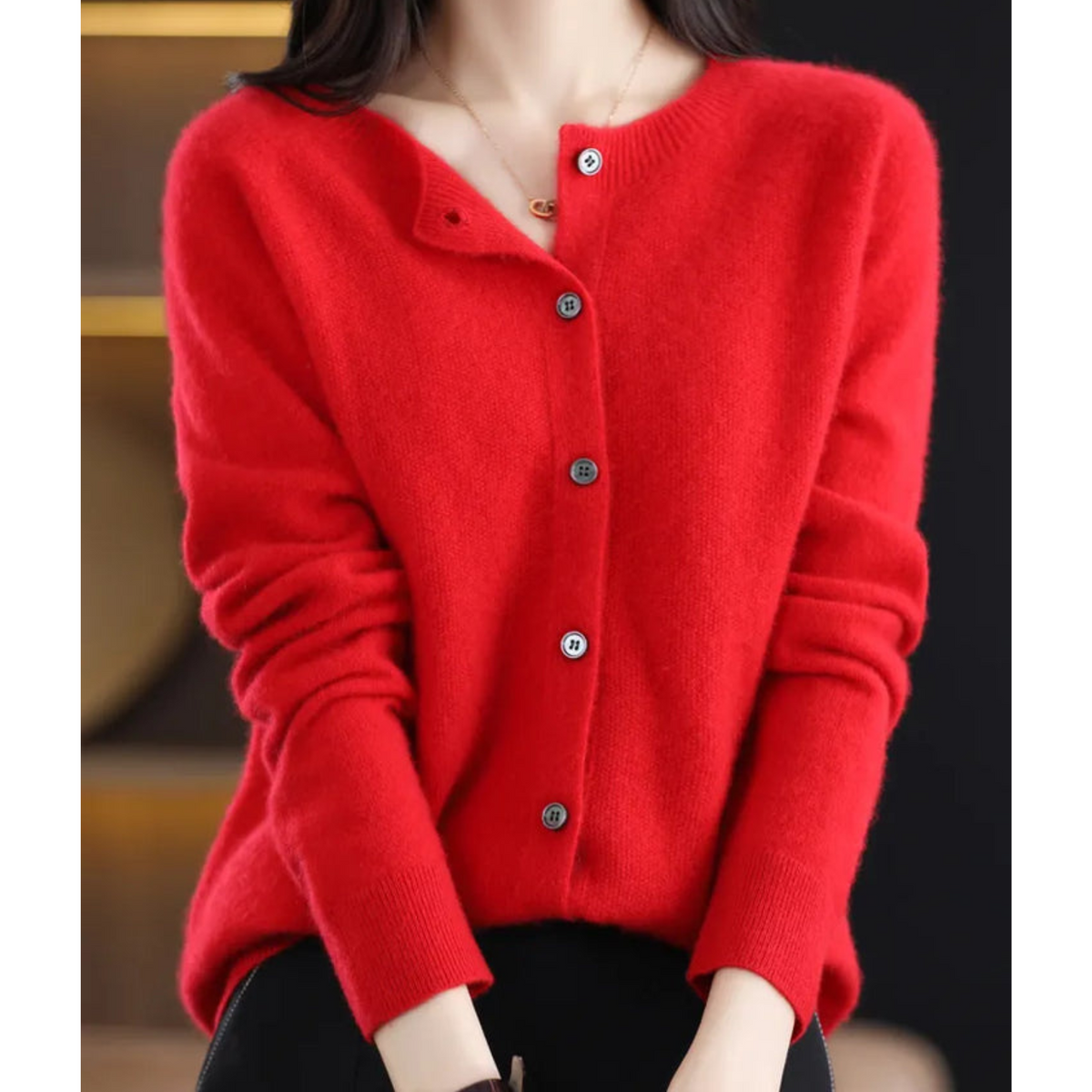 Mercedes | Chaqueta de Punto de Lana Merino