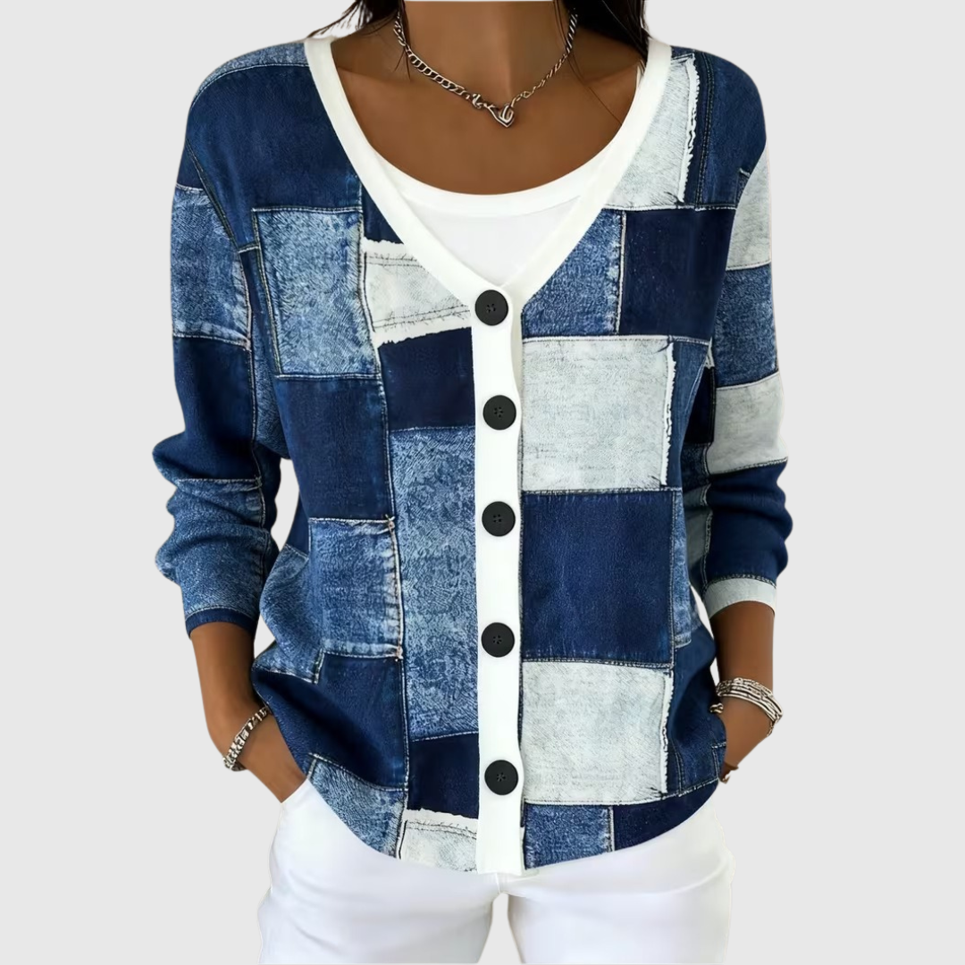 María Amparo | Chaqueta de Punto con Botones