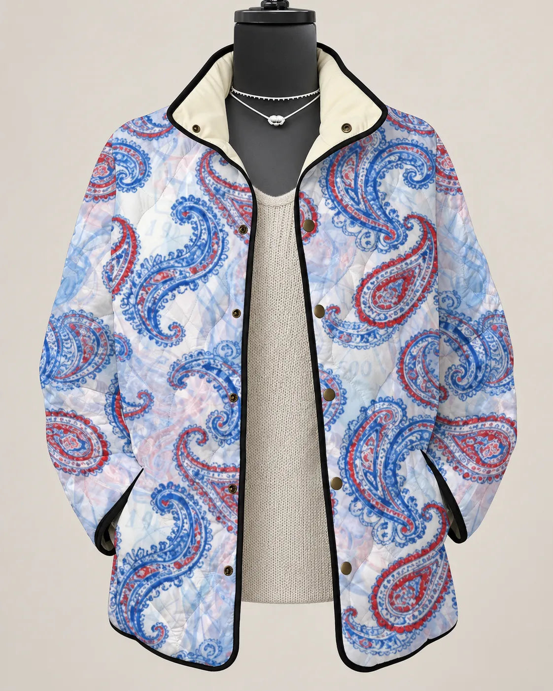 Lidia | Chaqueta Acolchada de Rosas