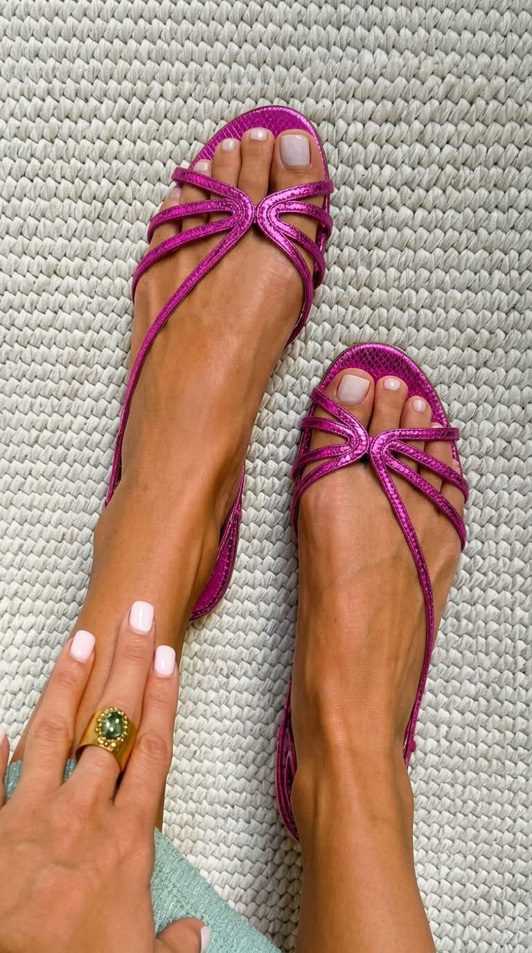 Camila | Sandalias Doradas, Elegancia Estival
