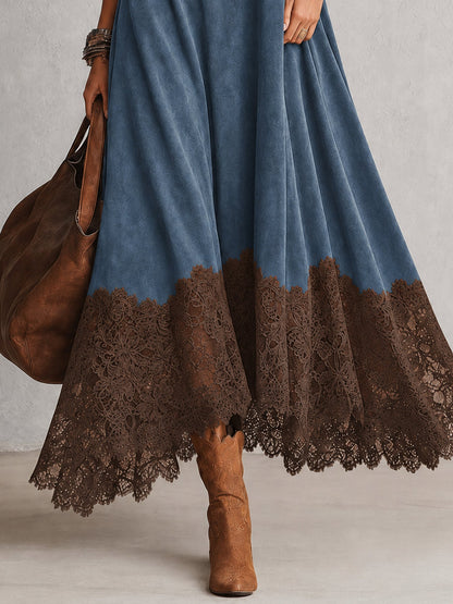 María Remedios | Vestido Efecto Ante