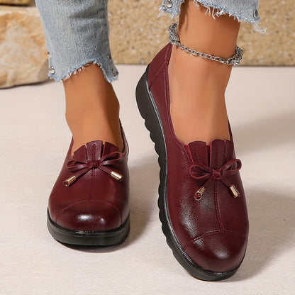 María Amparo | Mocasines Ortopédicos con Lazo