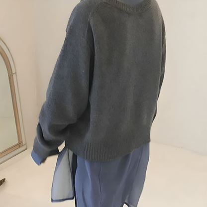 Juana | Chaqueta de Punto con Botones Asimétricos