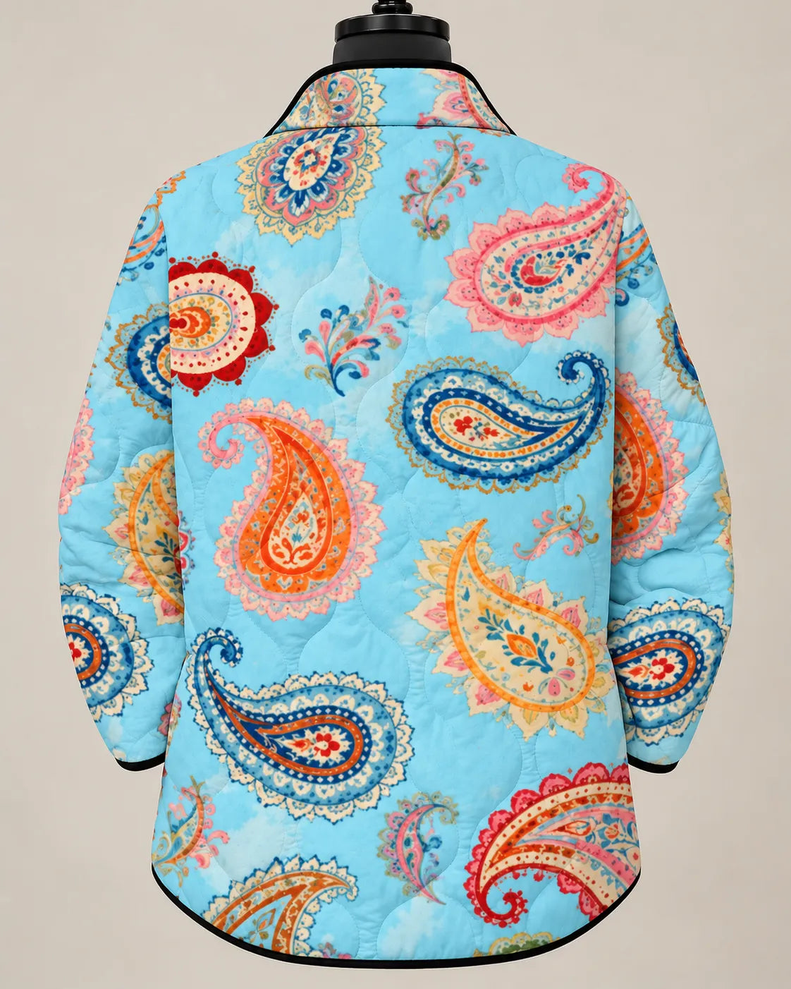 Laura María | Chaqueta Acolchada Paisley Colorido