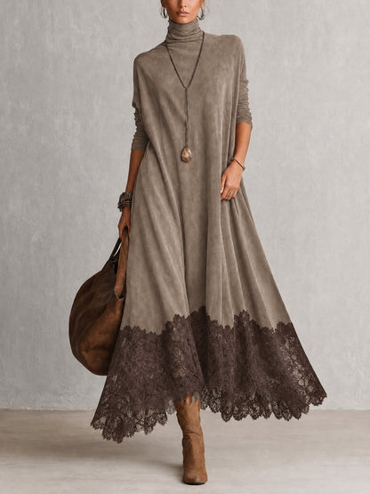 María Amparo | Vestido Efecto Ante