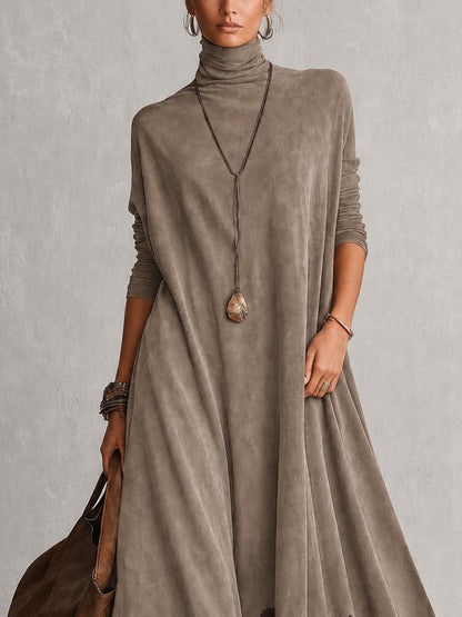 María Amparo | Vestido Efecto Ante