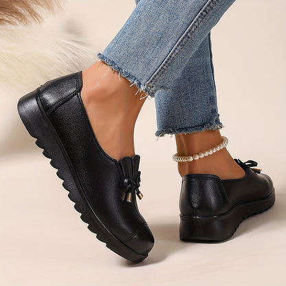 María Amparo | Mocasines Ortopédicos con Lazo