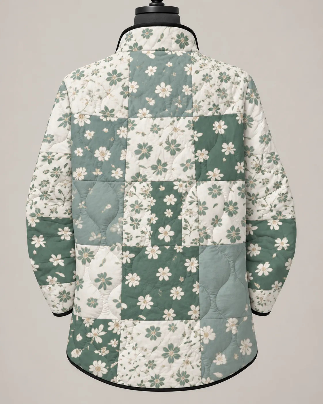 Ana Paula | Chaqueta Acolchada Floral Patchwork de Pradera