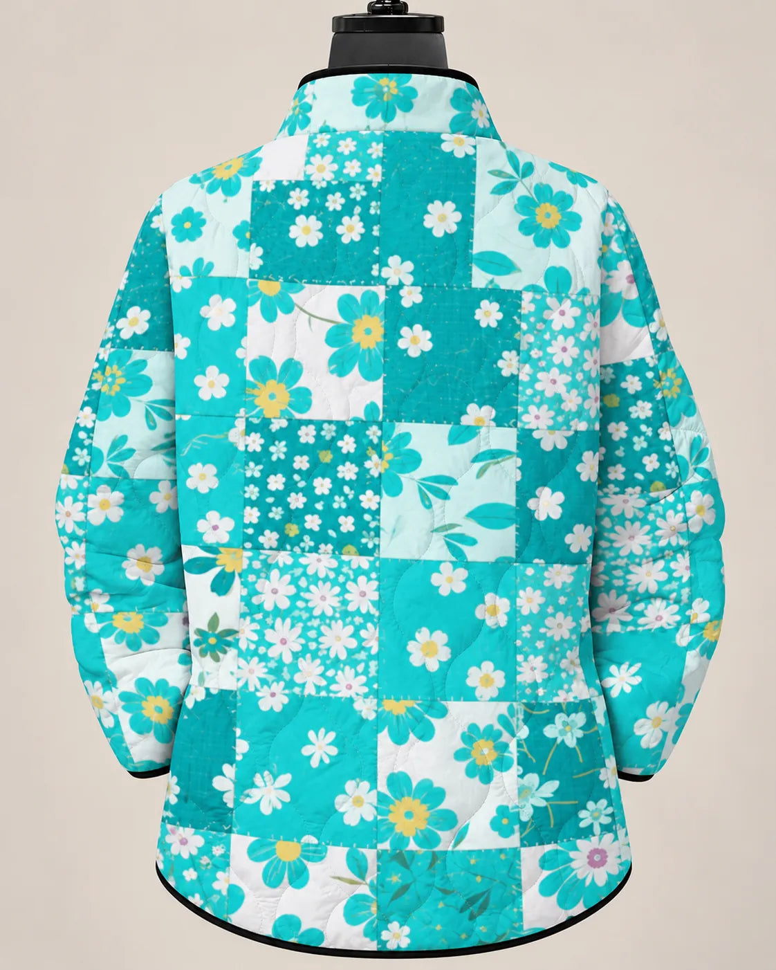 Ana Sofía | Chaqueta Acolchada Floral Patchwork de Jardín