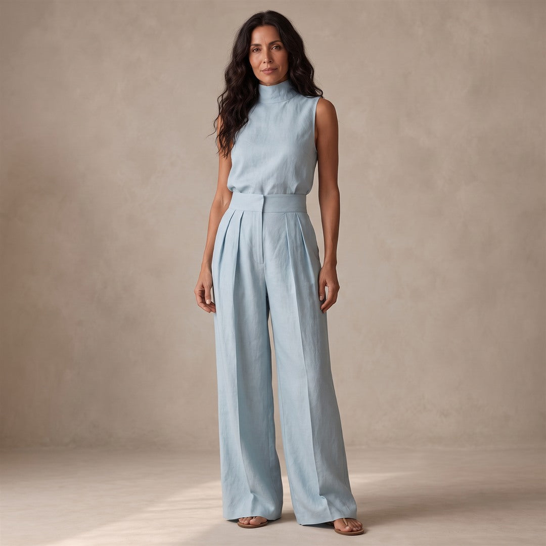 Azucena | Conjunto Minimalista de Algodón y Lino