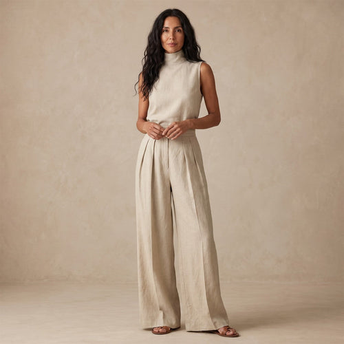 Azucena | Conjunto Minimalista de Algodón y Lino