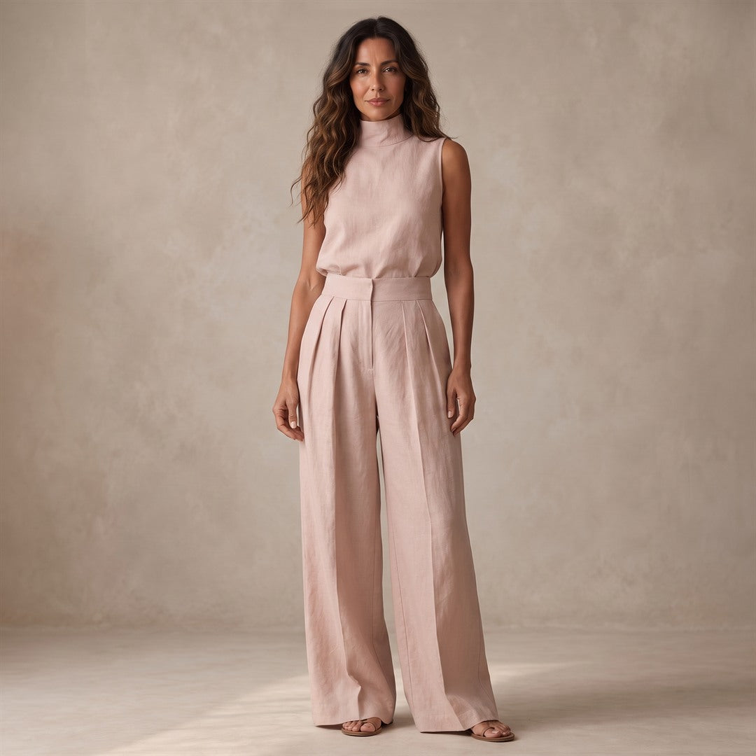 Azucena | Conjunto Minimalista de Algodón y Lino