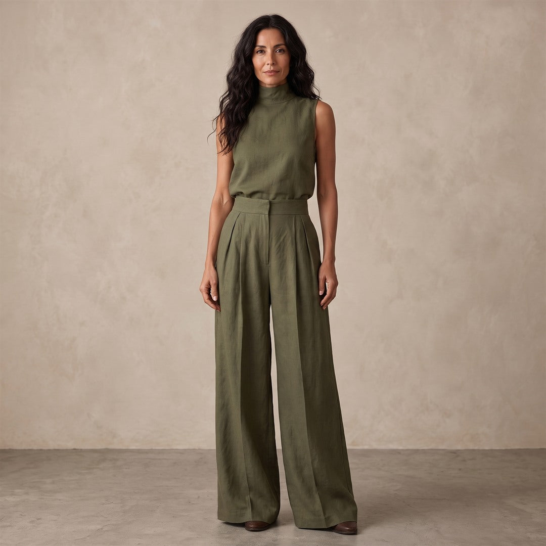 Azucena | Conjunto Minimalista de Algodón y Lino