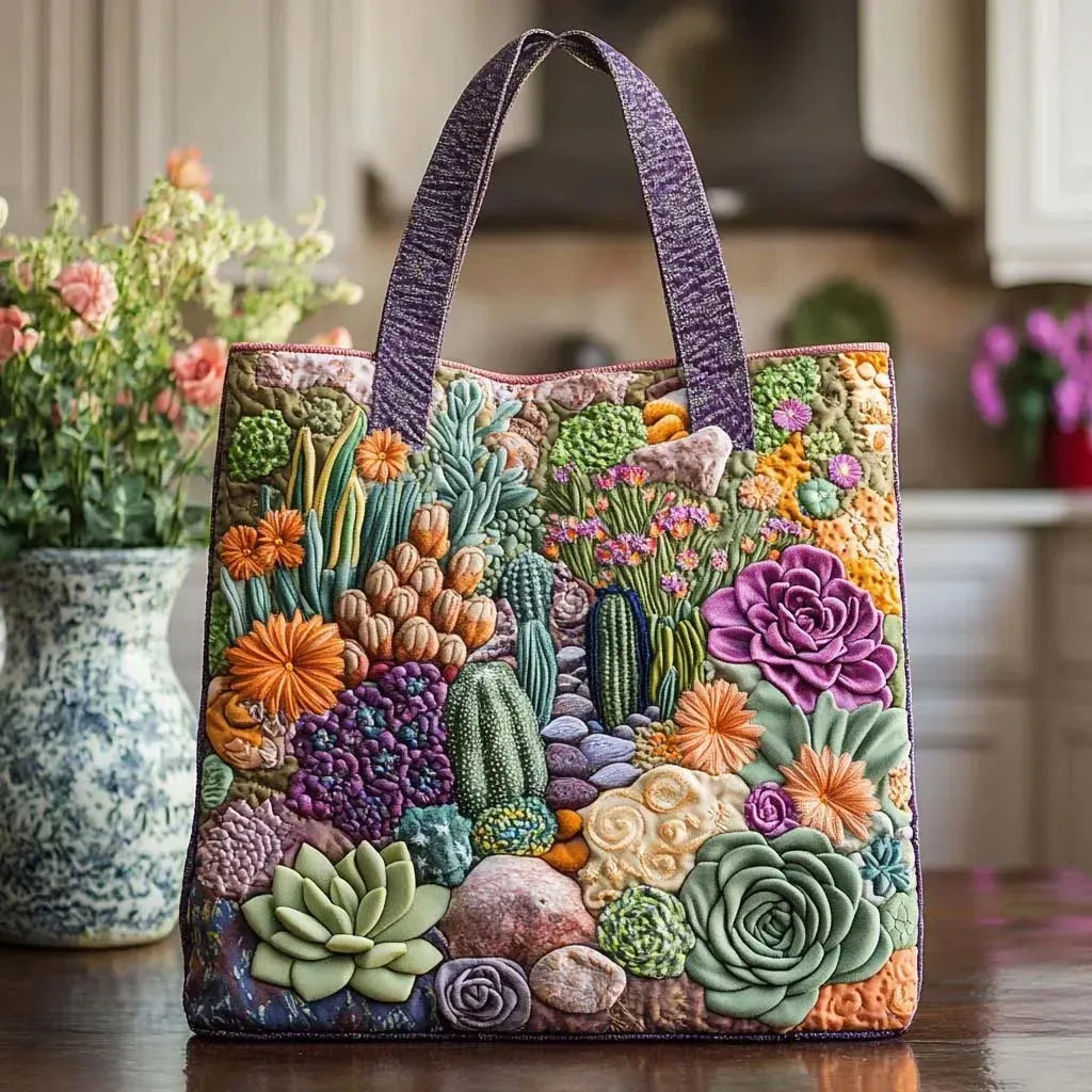 Aroa | Bolso Artesanal Jardín de Suculentas