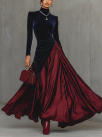 Lourdes | Vestido Largo Bicolor