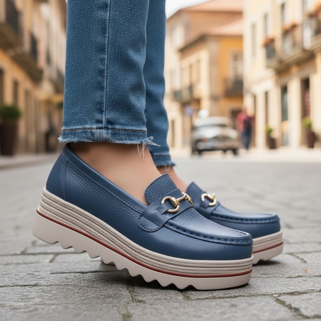 Ascensión | Mocasines Ortopédicos con Hebilla Metálica